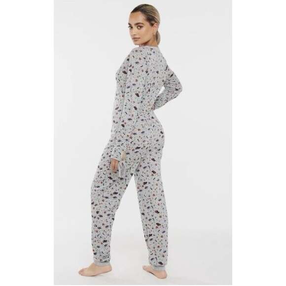 Savage X Fenty Tis The Savage Christmas Pajama Size 1X One Piece Open Back Flap - Picture 1 of 11